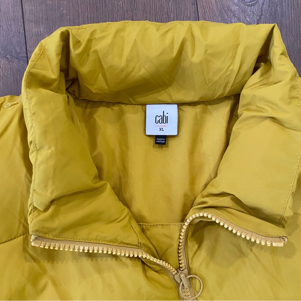 Cabi Puff Piece Acid Yellow Puffer Jacket XL – Limited Edition - Picture 3 of 7